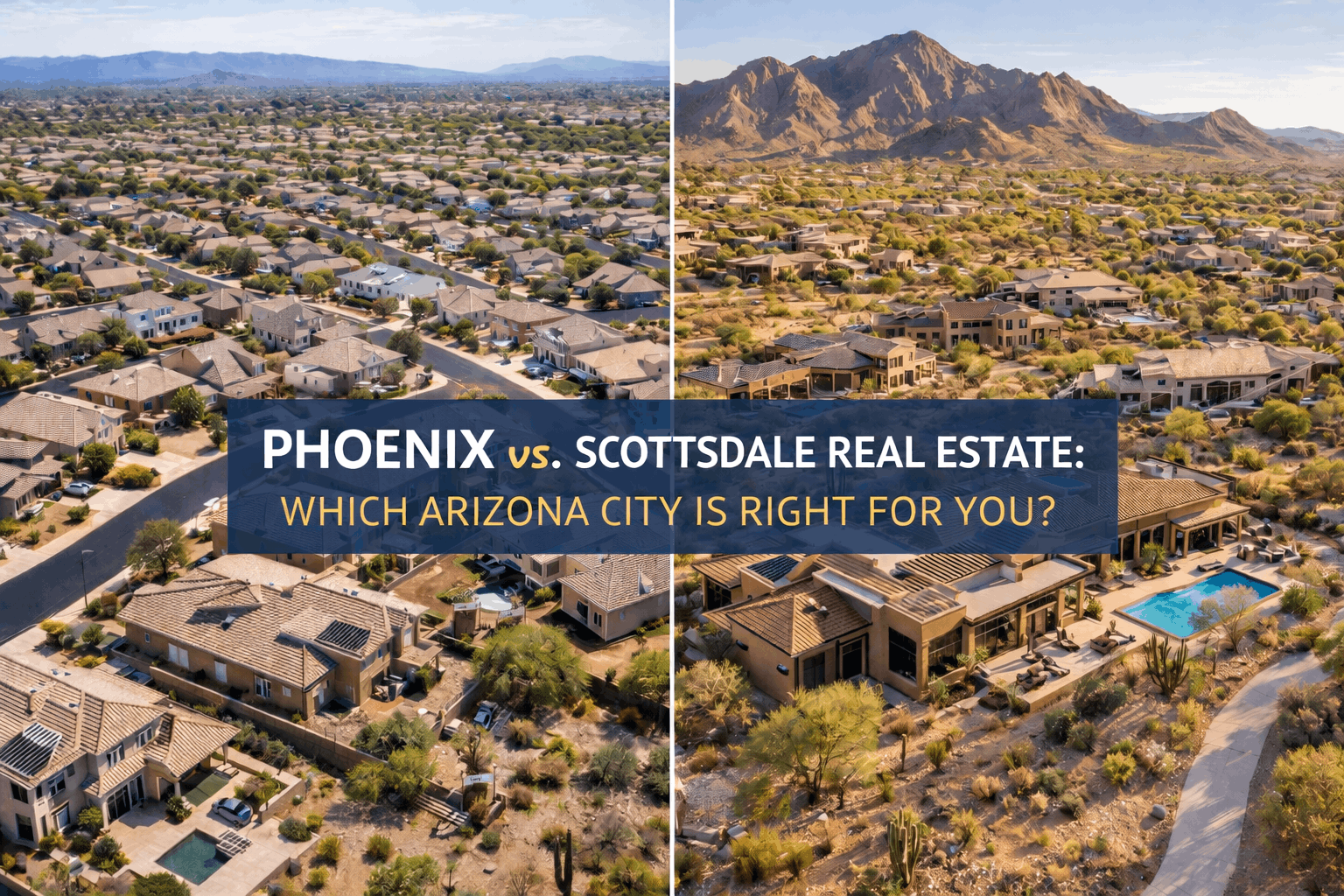 Phoenix vs. Scottsdale Real Estate