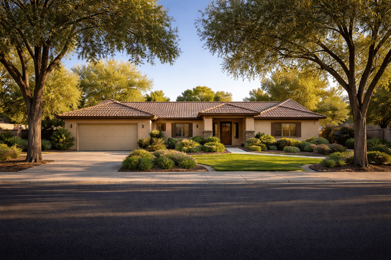 Homes for sale Glendale Arizona established neighborhood with mature trees and ranch-style homes on wide lots — West USA Realty